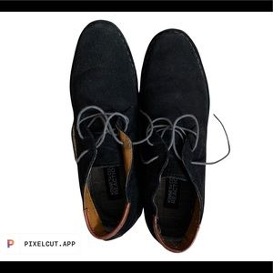 Suede Oxford shoes